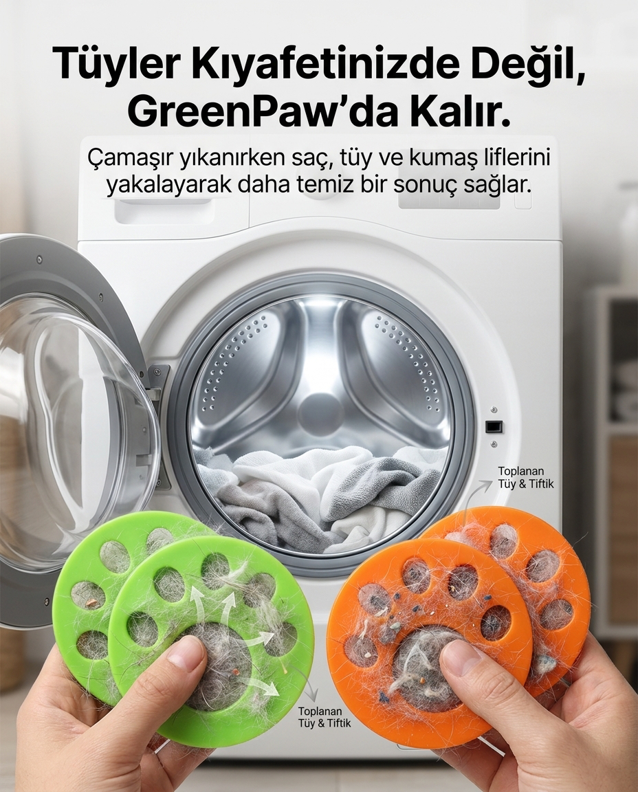 FurMag™ Mıknatıslı Tüy ve Toz Toplayıcı 4'lü Set