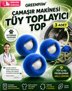 GreenPaw WashPaw™ | Çamaşır Makinesi Tüy Toplayıcı 3'lü Set.