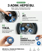GreenPaw WashPaw™ | Çamaşır Makinesi Tüy Toplayıcı 3'lü Set.