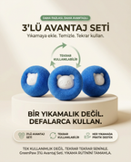 GreenPaw WashPaw™ | Çamaşır Makinesi Tüy Toplayıcı 3'lü Set.